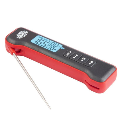Digital Instant Read Meat Thermometer BBQ Kitchen Cooking Food Probe Red Black