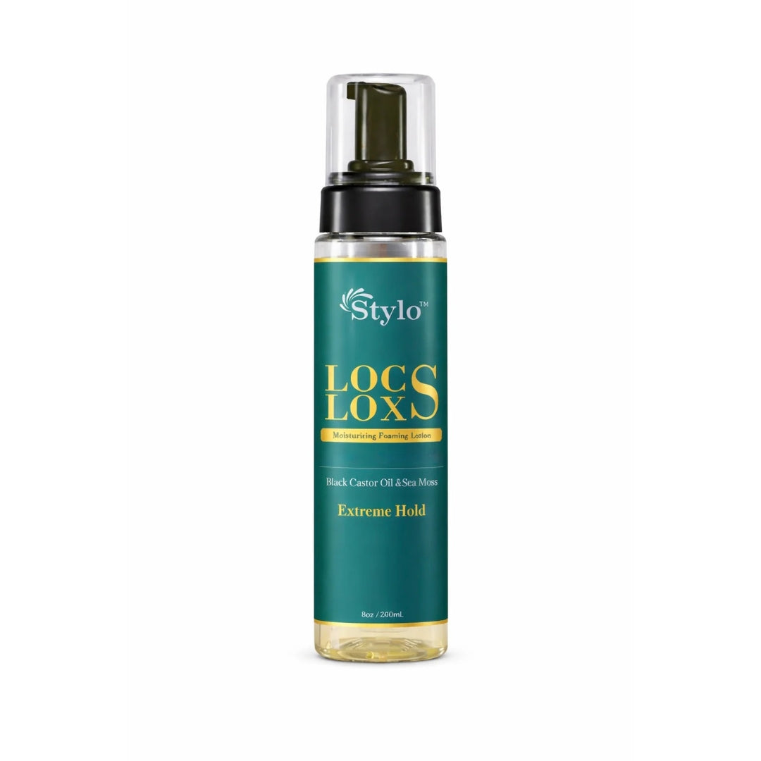 STYLO™ Locs Loxs Moisturizing Hair Styling Foaming Lotion - Black Castor Oil &amp; Sea Moss 8oz