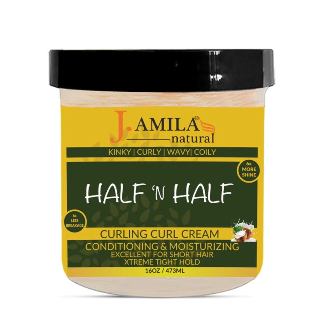 J. AMILA Award-Winning Half N Half Curling Curl Cream (16oz)