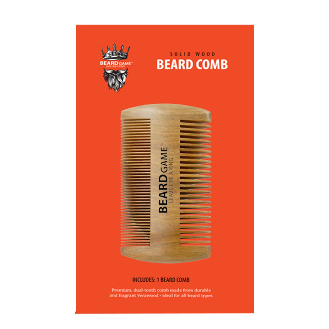 Beard Game Solid Wood Beard Comb