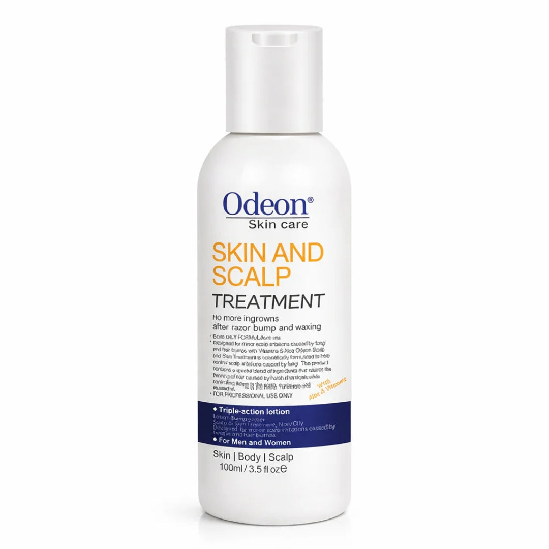 Odeon Professional Razor Bumps Care &amp; Skin and Scalp Treatment Duo – Ingrown Hair &amp; Irritation Relief (2 x 3.5 fl oz)