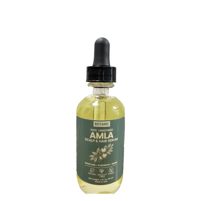 Botanic 100% Unrefined Amla Scalp &amp; Hair Serum - 2 fl oz