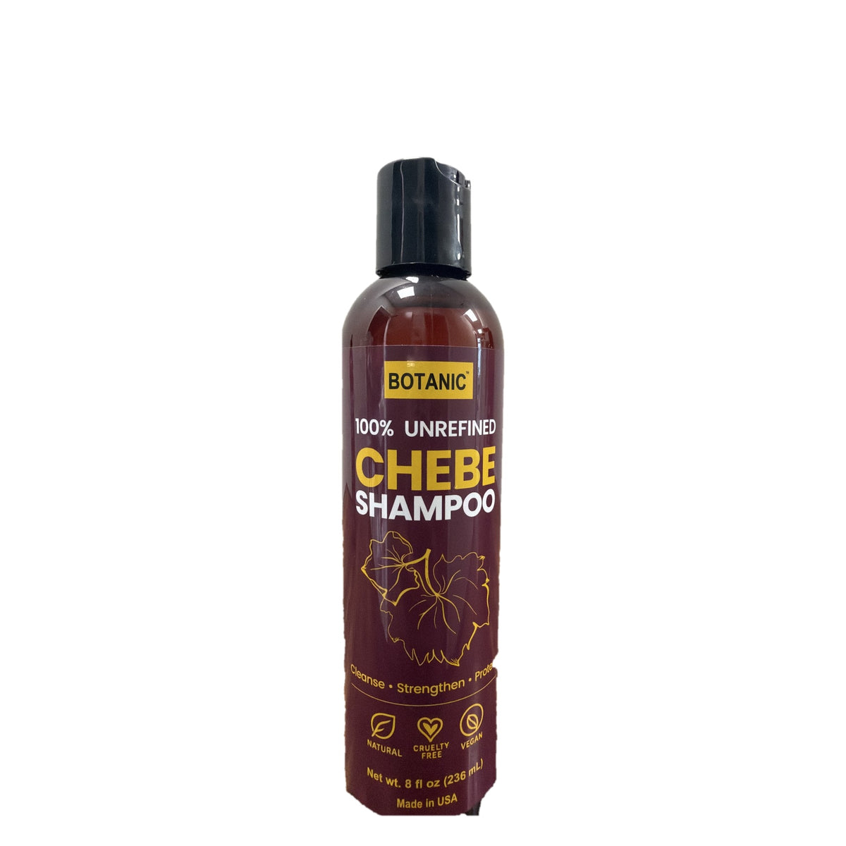 Botanic 100% Unrefined Chebe Shampoo - 8 fl oz