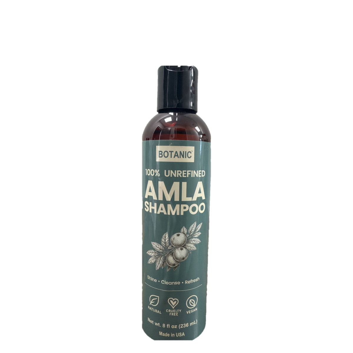 Botanic 100% Unrefined Amla Shampoo - 8 fl oz