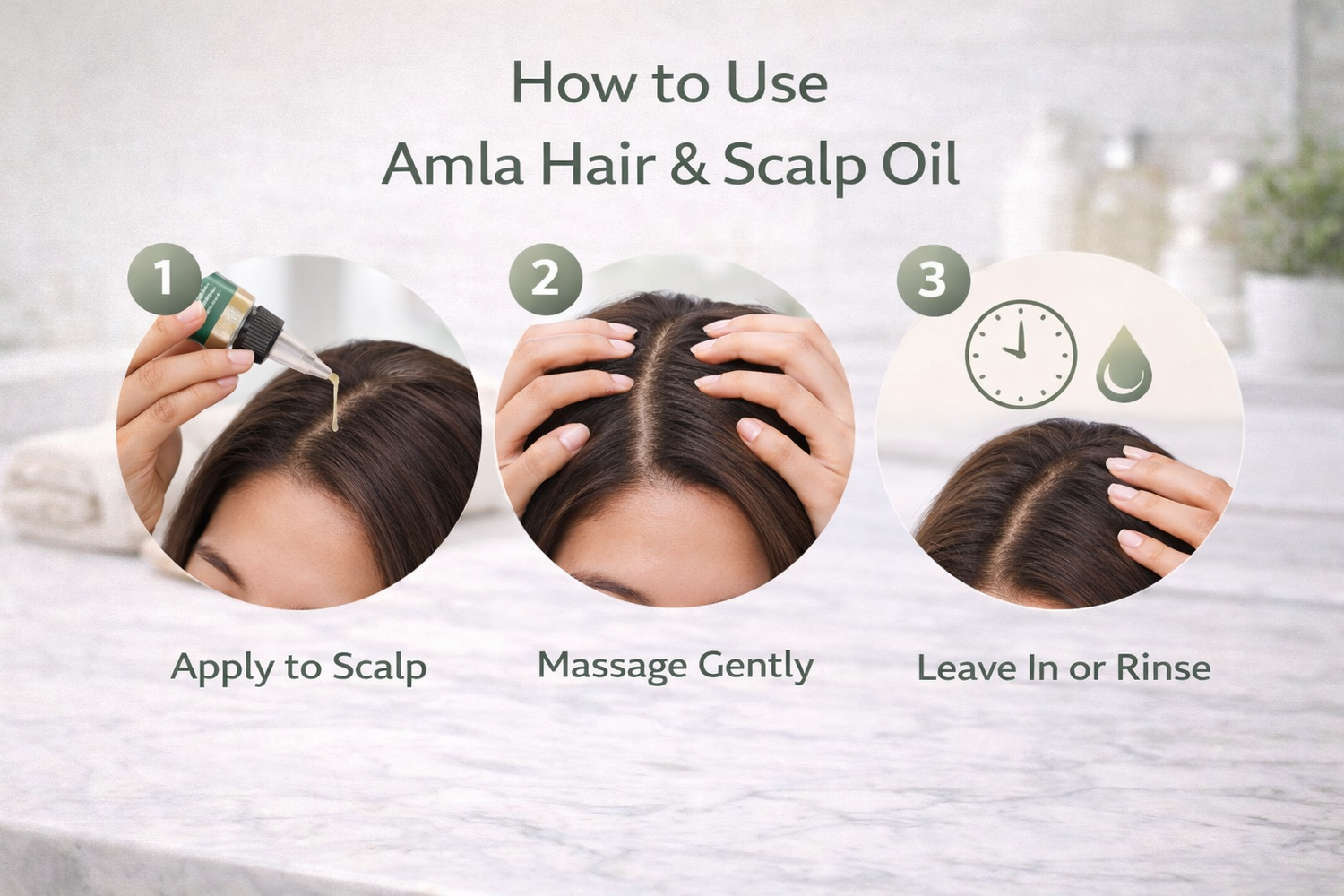 100% Unrefined Amla Hair &amp; Scalp Oil – Natural Growth, Shine &amp; Strength | Vegan, Cruelty-Free 4 fl oz (118 mL)