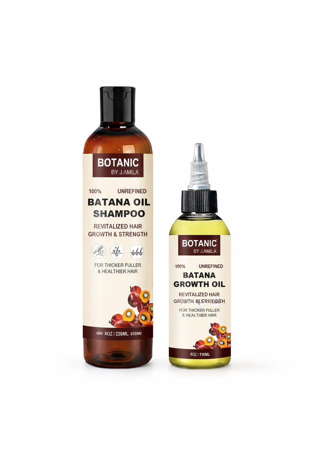 Botanic Hair Care. 100% Unrefined Scalp &amp; Growth Treatment Bundle