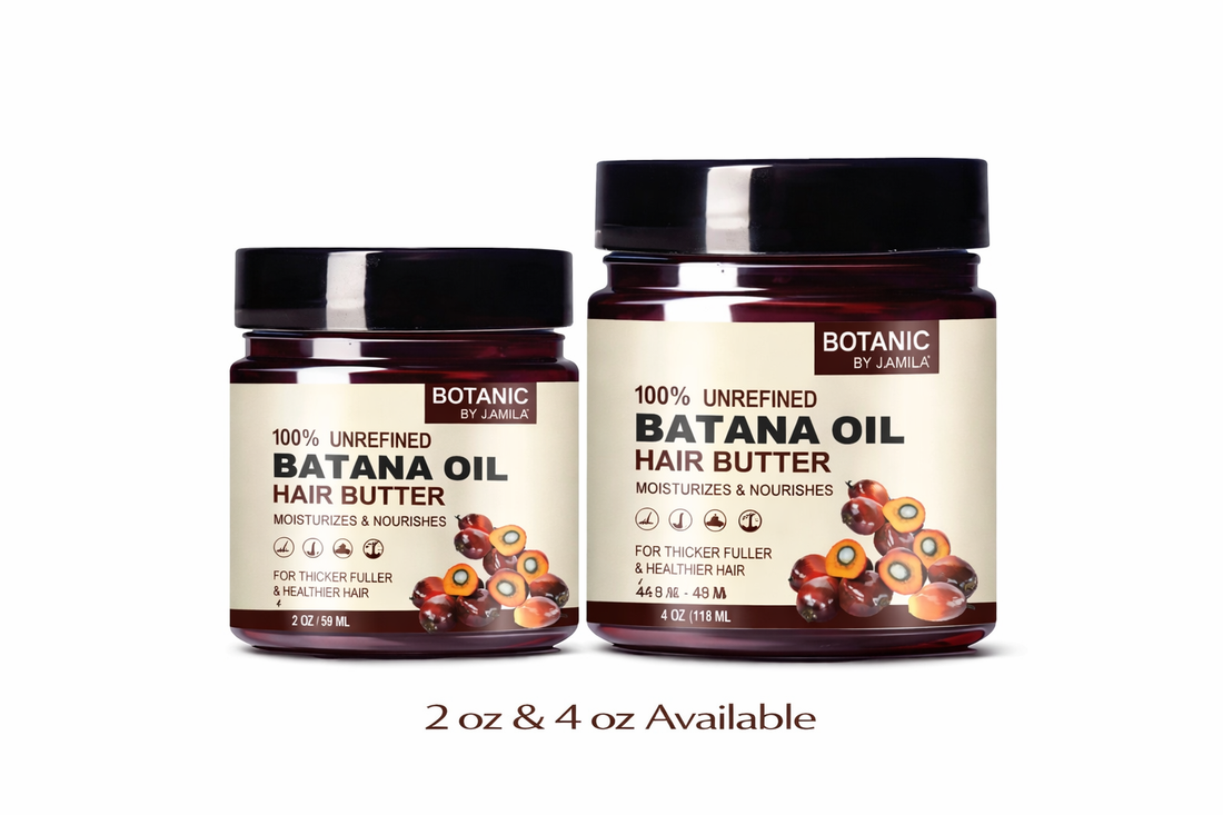 Batanic by J.Amila Batana Hair Butter – 100% Unrefined | Deep Moisture &amp; Strength (2oz &amp; 4oz)