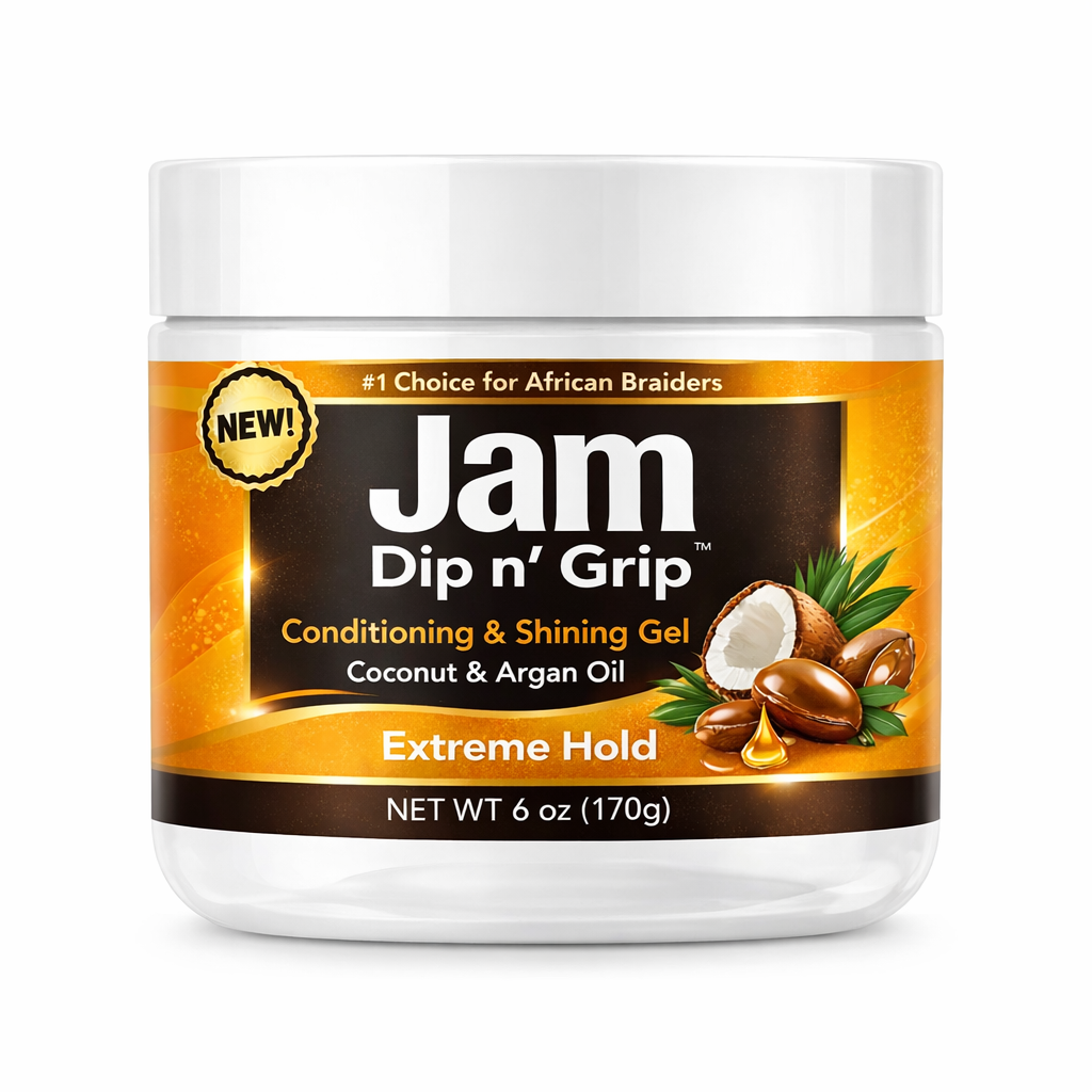 Jam Dip n’ Grip® Professional Extreme Hold Gel Braider Approved (6oz)