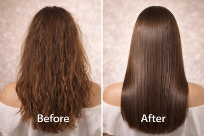 J. Amila Natural Silk Smoothing Serum with Olive Oil – Heat Protectant, Frizz Control &amp; High Gloss Shine for Natural Hair, Wigs &amp; Extensions (2 oz / 59.2 ml)