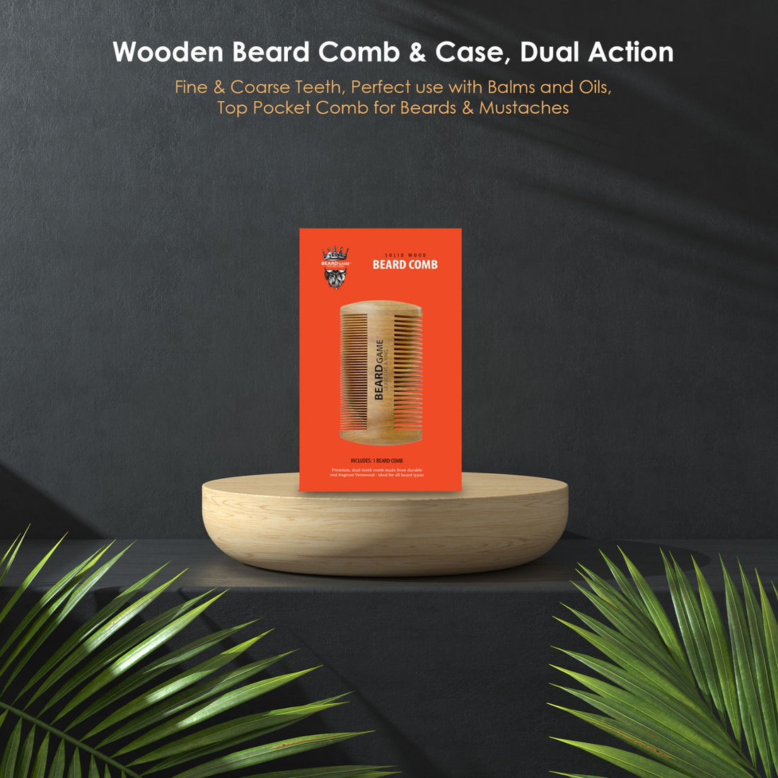 Beard Game Solid Wood Beard Comb