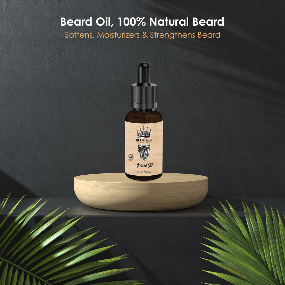 Beard Game Beard Oil Nourish, Soften &amp; Style (2 fl oz)