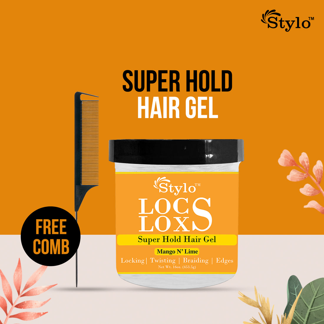 Stylo Locs Loxs Super Hold Hair Styling Gel  Mango N&