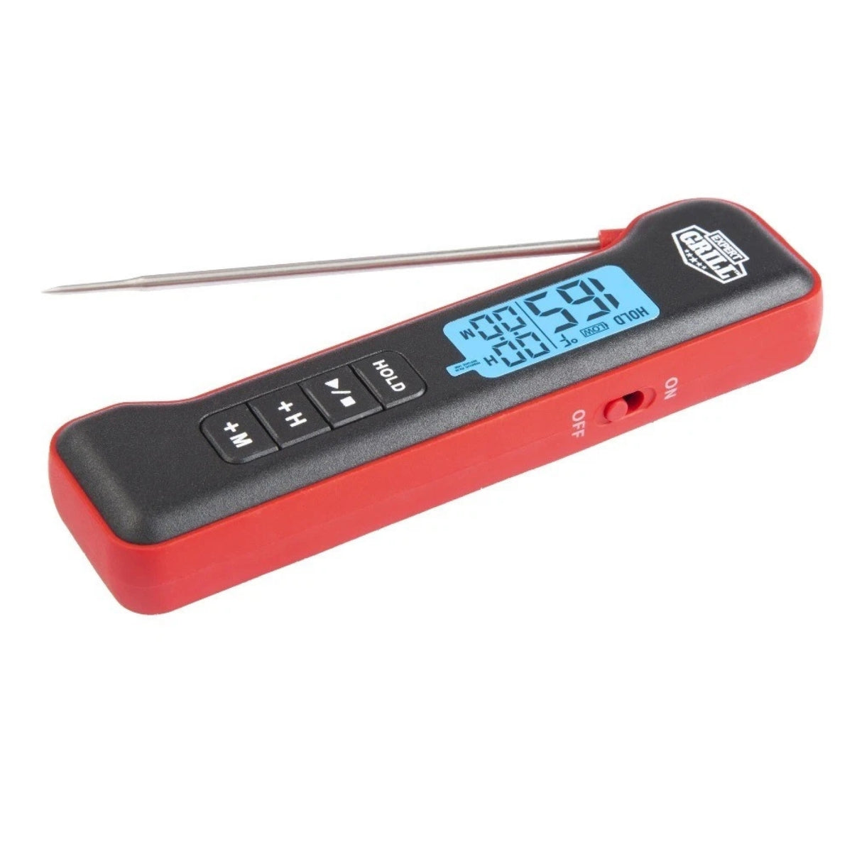 Digital Instant Read Meat Thermometer BBQ Kitchen Cooking Food Probe Red Black