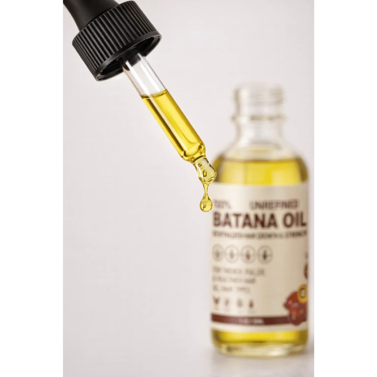 Botanic Hair Care. 100% Unrefined Batana Oil Hair Growth &amp; Scalp Treatment (1oz / 30ml)