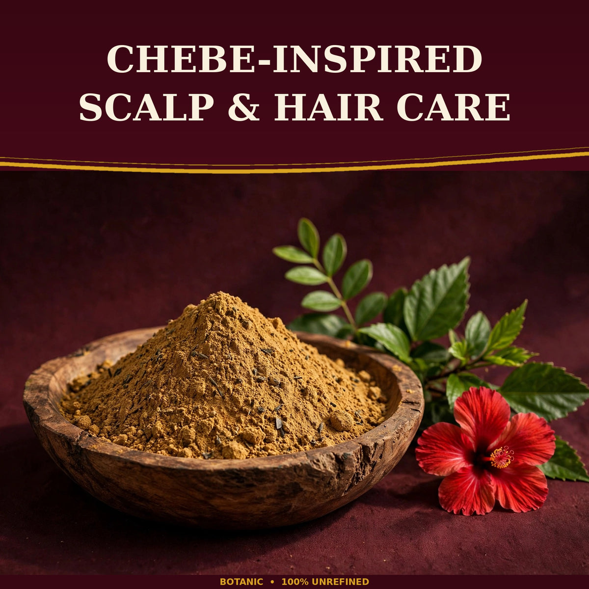 Botanic 100% Unrefined Chebe Scalp &amp; Hair Serum - 2 fl oz