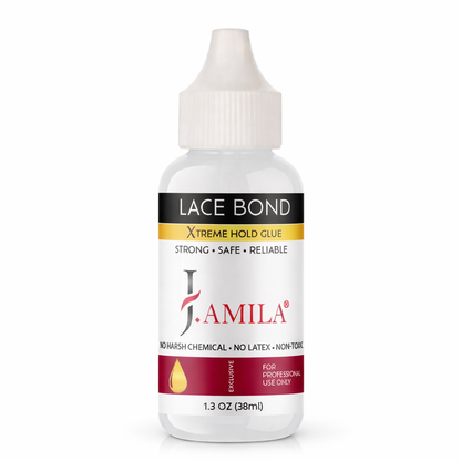 J.AMILA® Lace Bond Xtreme Hold Glue | Invisible, Non-Toxic Wig Adhesive – 1.3 oz (38 ml)