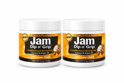 Jam Dip n’ Grip® Extreme Hold Conditioning &amp; Shining Gel 2 Pack (4oz Each)