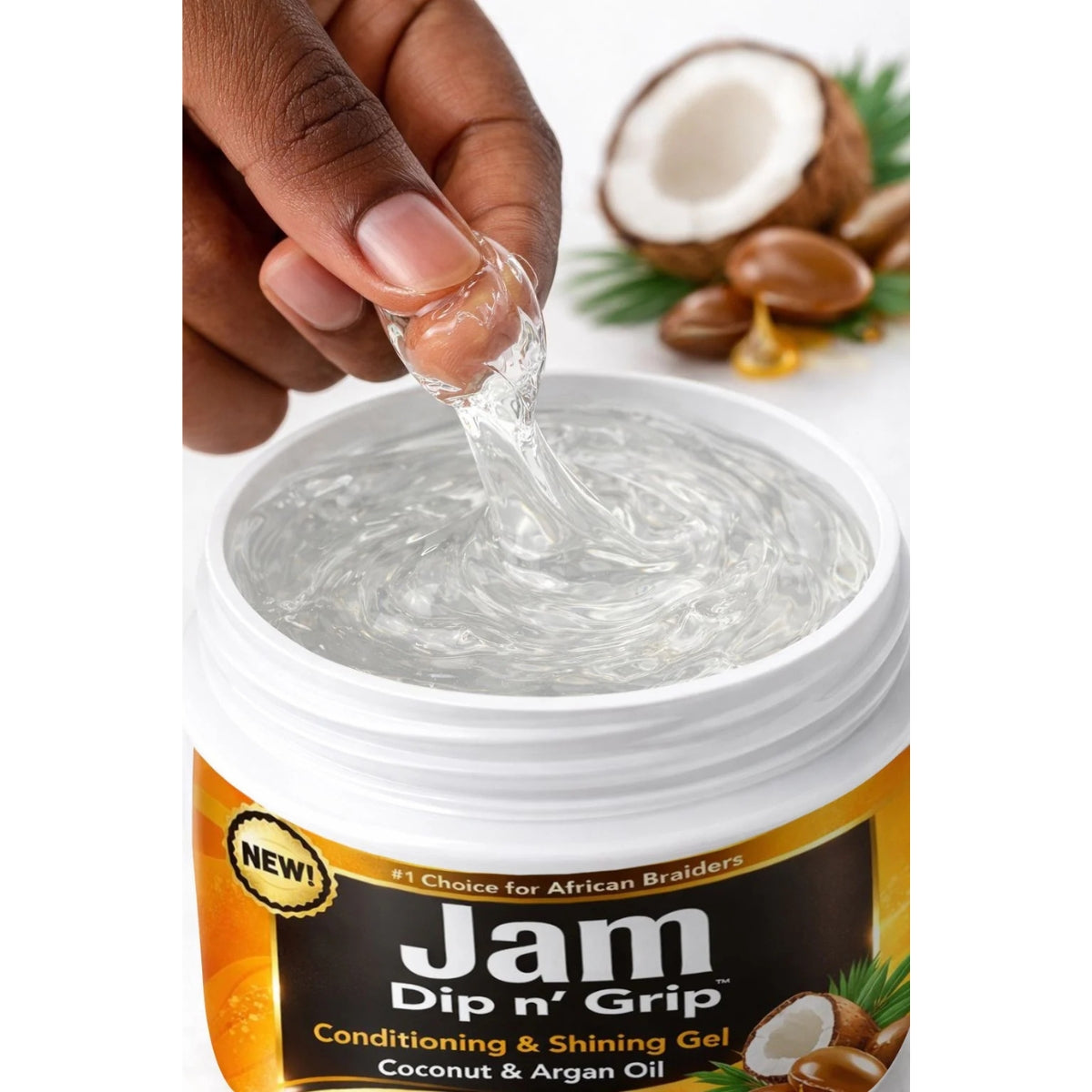 Jam Dip n’ Grip® Extreme Hold Conditioning &amp; Shining Gel 4oz