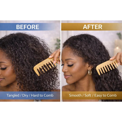 J. AMILA Natural Leave-In Conditioner &amp; Detangler Spray with Vitamin E &amp; Olive Oil – Heat &amp; UV Protection for Wigs, Braids, Natural &amp; Synthetic Hair (8 oz)