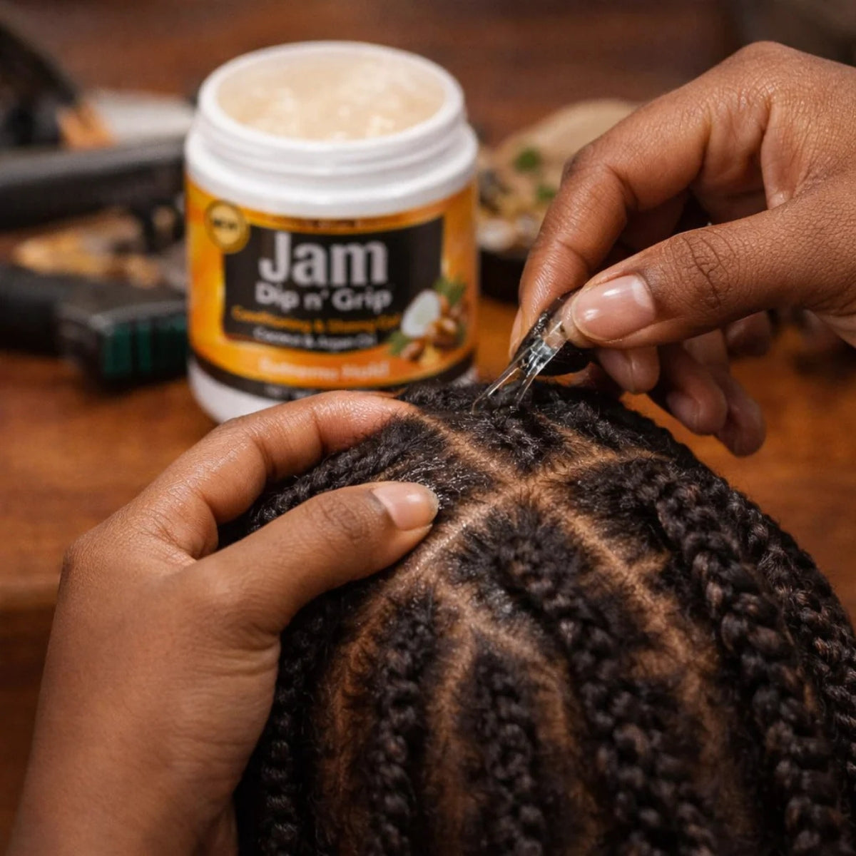 Jam Dip n’ Grip® Extreme Hold Conditioning &amp; Shining Gel 2 Pack (4oz Each)