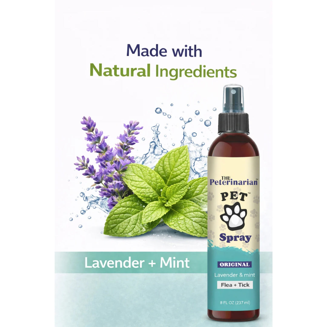The PetErinarian™ Natural Flea &amp; Tick Spray – Lavender &amp; Mint 8oz