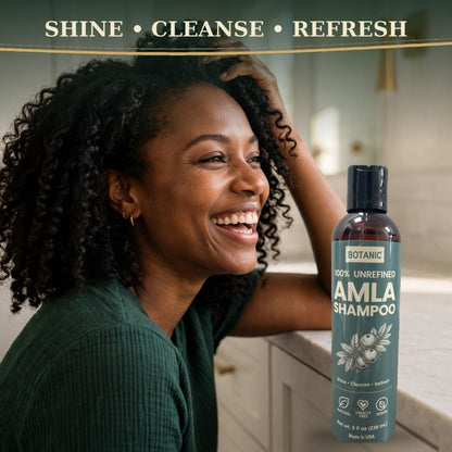 Botanic 100% Unrefined Amla Shampoo - 8 fl oz