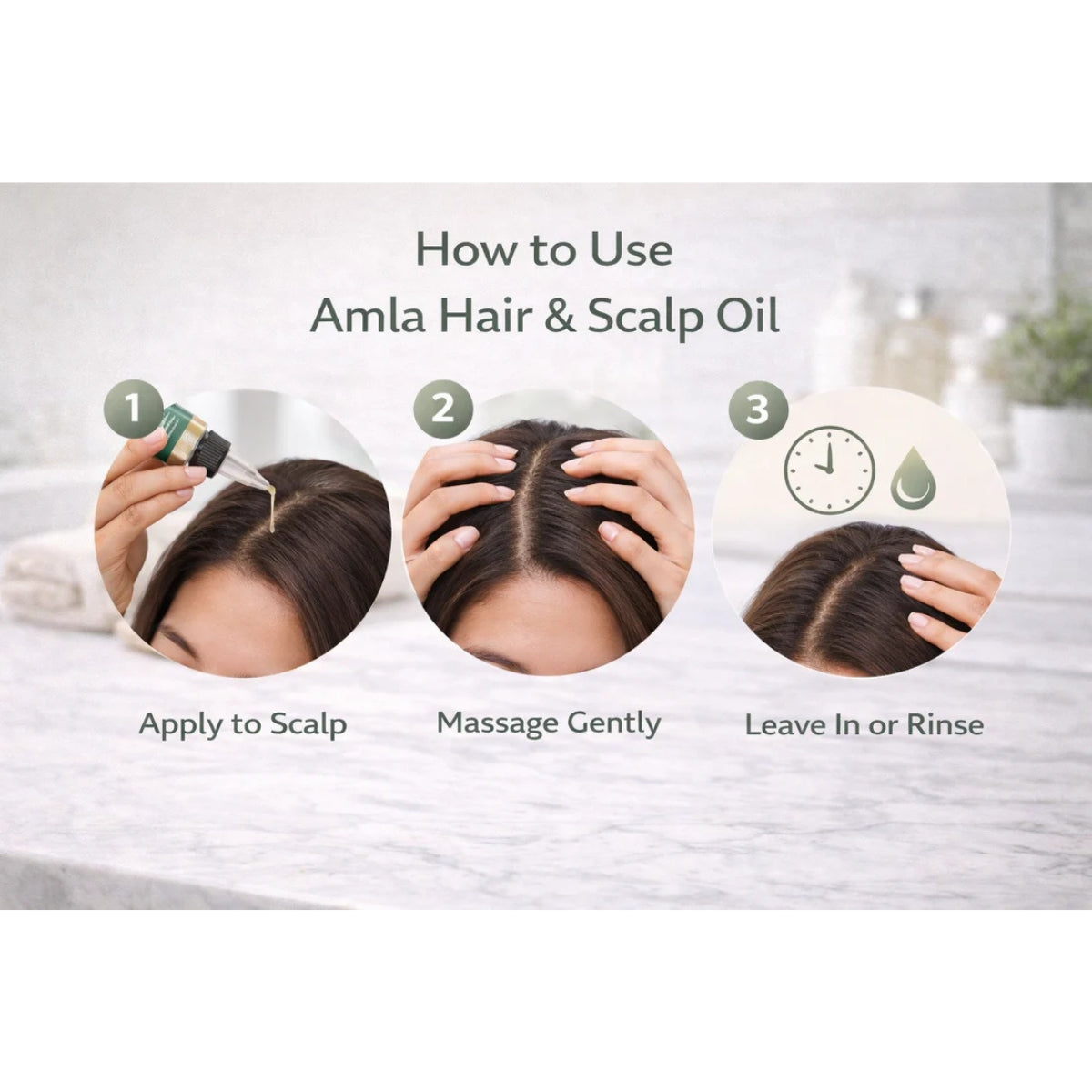 100% Unrefined Amla Hair &amp; Scalp Oil – Natural Growth, Shine &amp; Strength | Vegan, Cruelty-Free 4 fl oz (118 mL)