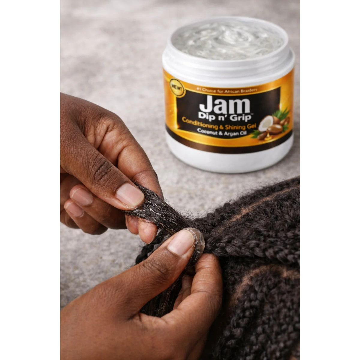 Jam Dip n’ Grip® Extreme Hold Conditioning &amp; Shining Gel 4oz