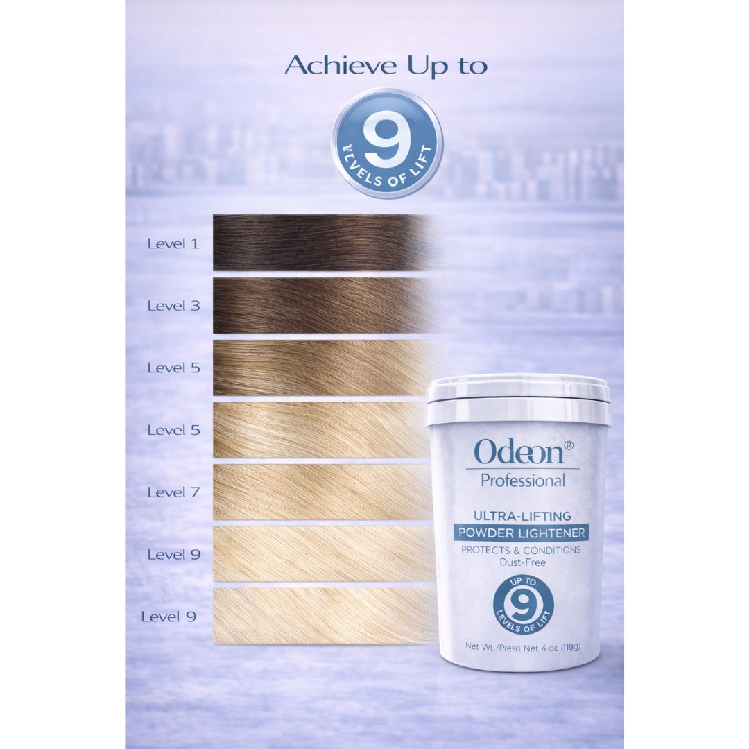 Odeon Professional Ultra-Lifting Powder Lightener up to 9 Level 4oz (118g)
