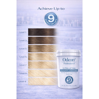 Odeon Professional Ultra-Lifting Powder Lightener up to 9 Level 4oz (118g)