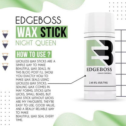 EdgeBoss 5-Pack Hair Wax Stick - Flawless Edge Control for Wigs, Flyaways, Sleek Edges. Non-greasy styling for perfect, lasting looks!