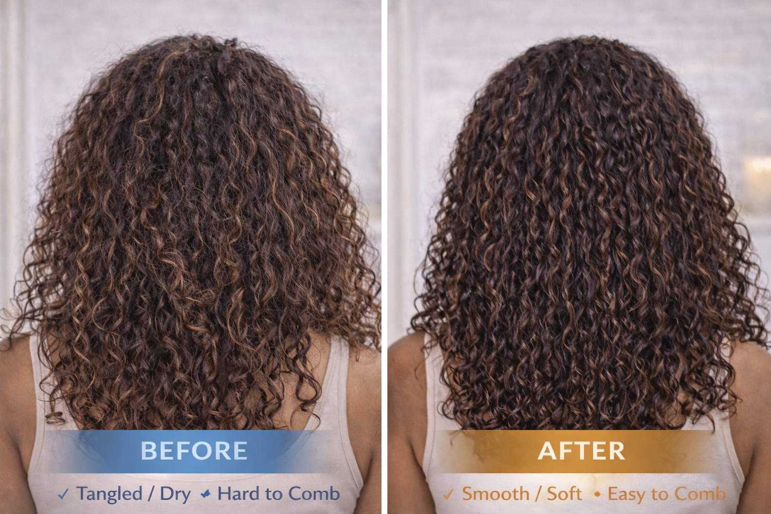 J. AMILA Natural Leave-In Conditioner &amp; Detangler with Vitamin E &amp; Coconut Oil – Heat &amp; UV Protection for Natural, Wigs, Braids &amp; Synthetic Hair (8 oz)