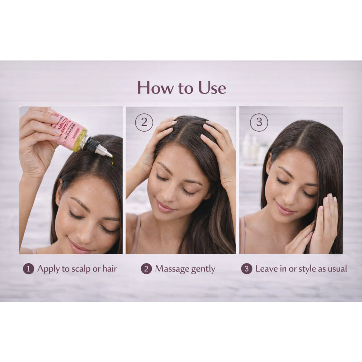 100% Unrefined Camellia + Argan Hair &amp; Scalp Oil – Shine, Smoothness &amp; Protection | Vegan, Cruelty-Free 4 fl oz (118 mL)