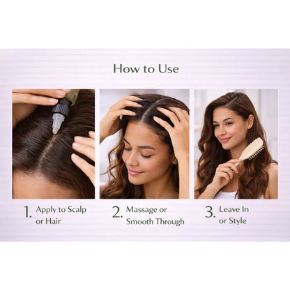 100% Unrefined Moringa Hair &amp; Scalp Oil Lightweight Moisture, Shine &amp; Conditioning | Vegan, Cruelty-Free 4 fl oz (118 mL)
