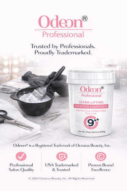 Odeon Professional Ultra-Lifting Powder Hair Lightener Up To 9++ level 8oz
