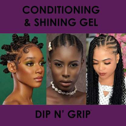 Jam Dip n Grip Conditioning &amp; Shining Gel Extreme Hold For All Hair Types (4oz)