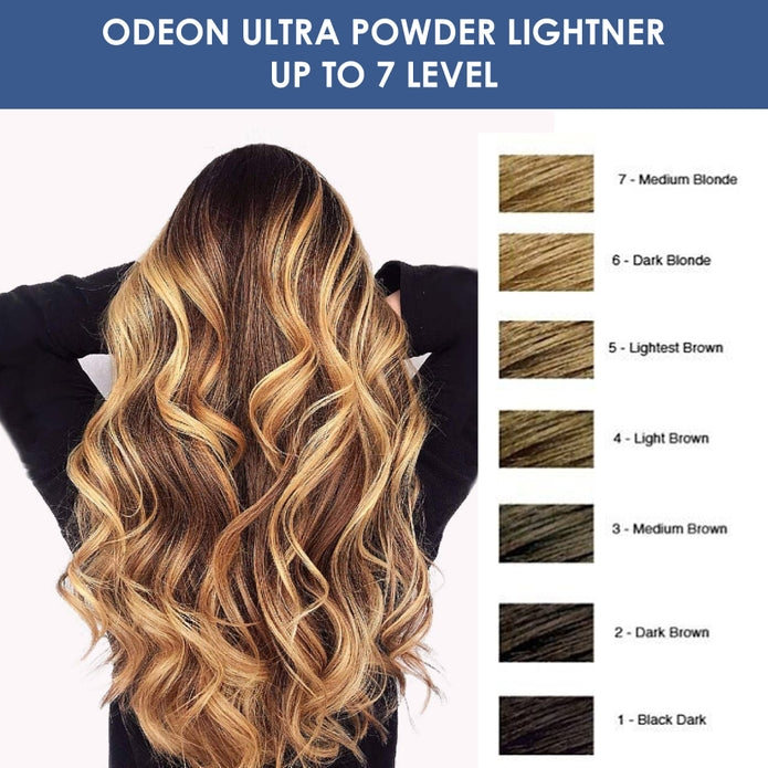 Odeon  Professional Ultra-Lifting Powder Hair Lightener Up to 7-Level (8oz)