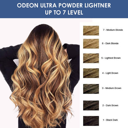 Odeon Professional Ultra-Lifting Powder Hair Lightener up to 7 Levels (4oz)