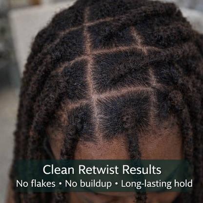 Stylo™ Locs Loxs Super Hold Hair Gel Locking, Twisting, Braiding &amp; Edges Hold Hair Gel  Black Castor Oil &amp; Sea Moss 16oz