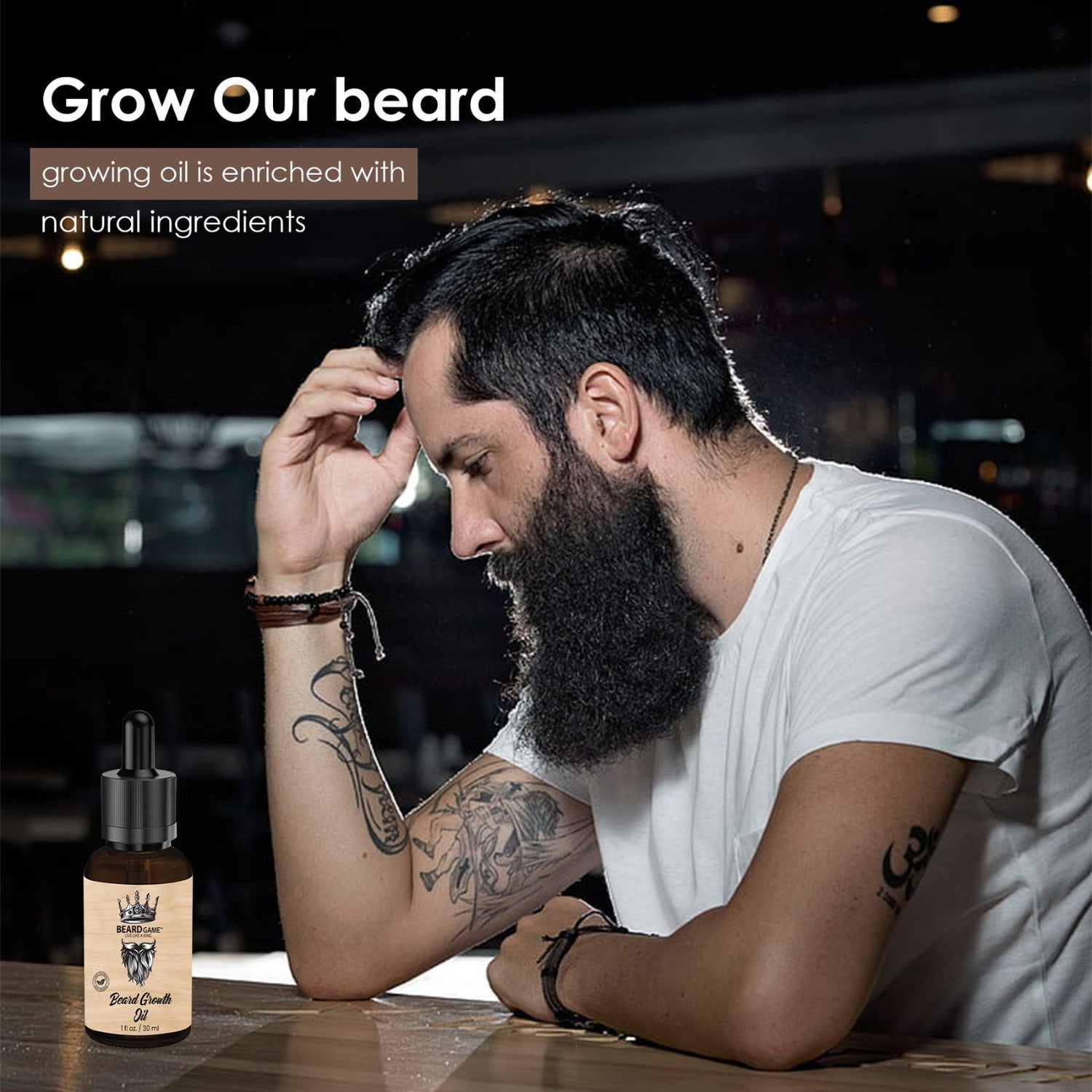 Beard Game Beard Growth Oil 1 fl oz