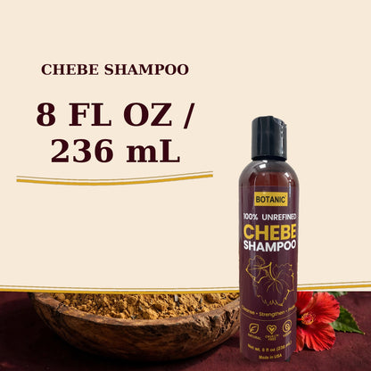 Botanic 100% Unrefined Chebe Shampoo - 8 fl oz
