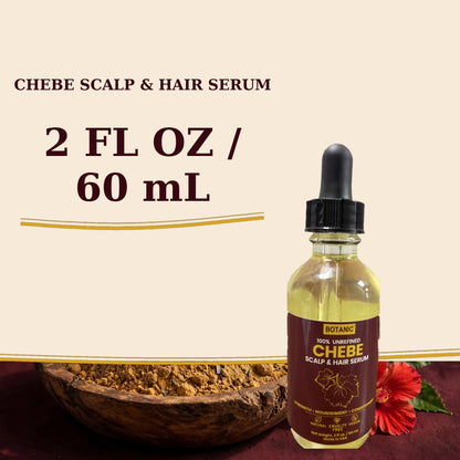 Botanic 100% Unrefined Chebe Scalp &amp; Hair Serum - 2 fl oz