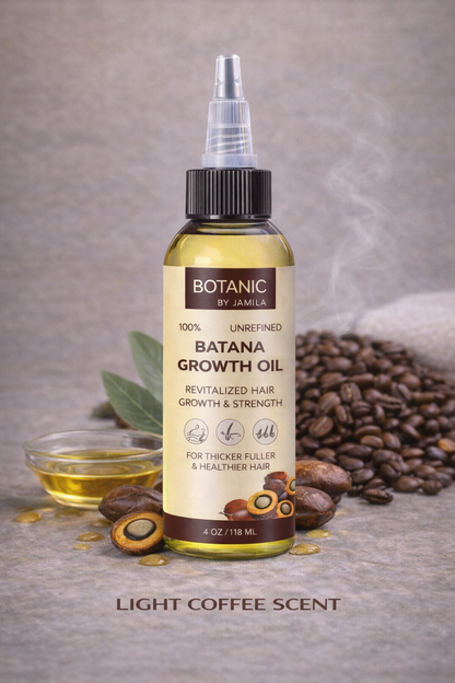 Botanic by J.Amila 100% Unrefined Batana Growth Oil Strengthen, Nourish &amp; Support Hair Growth 4 oz