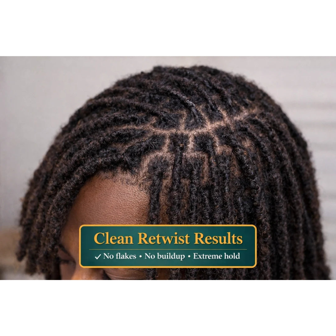 STYLO™ Locs Loxs Super Hold Hair Gel &amp;  Styling Foaming Lotion Black Castor Oil &amp; Sea Moss