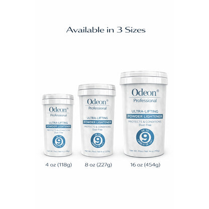 Odeon Professional Ultra-Lifting Powder Lightener up to 9 Level 4oz (118g)