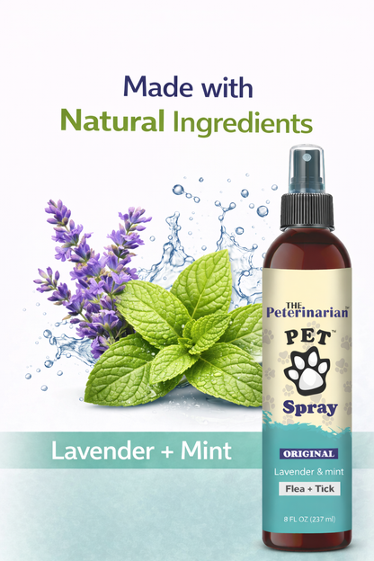 The PetErinarian™ Natural Flea &amp; Tick Spray – Lavender &amp; Mint 8oz