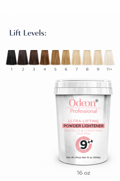 Odeon Professional Ultra-Lifting Powder Hair Lightener Up To 9++ Level 16oz