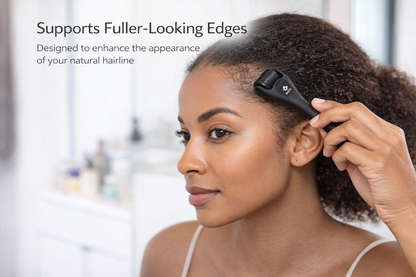 BESTIE Beauty Derma Roller for Edges &amp; Hairline – Supports Fuller-Looking Edges, At-Home Edge Care Tool