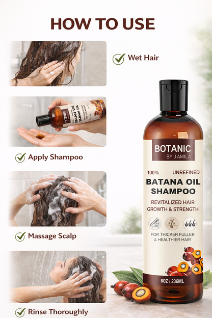 How to use Batana oil shampoo for best hair growth and scalp nourishment