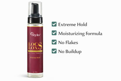 Stylo™ Locs Lox Moisturizing Hair Foaming Lotion Extreme Hold – 8oz / 240 mL